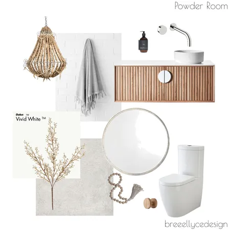 Powder Room Interior Design Mood Board by Bree Gardiner Interiors on Style Sourcebook