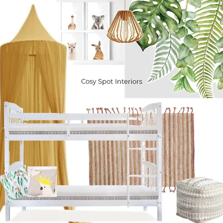 Australian Themed Shared Room Interior Design Mood Board by CosySpotInteriors on Style Sourcebook