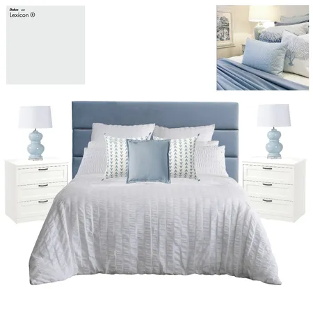 Blue Bedhead Interior Design Mood Board by CoastalHomePaige on Style Sourcebook