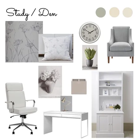 Study/Den Interior Design Mood Board by rjthornton on Style Sourcebook