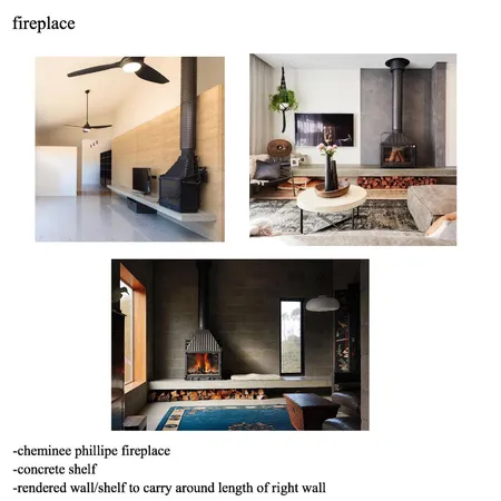 fireplace Interior Design Mood Board by The Secret Room on Style Sourcebook