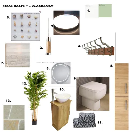 Mood Board 4 - Cloakroom Interior Design Mood Board by Nicola.Nicholls on Style Sourcebook