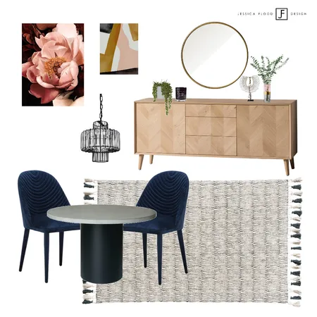 Transitional Luxe Dining Interior Design Mood Board by JessicaFloodDesign on Style Sourcebook