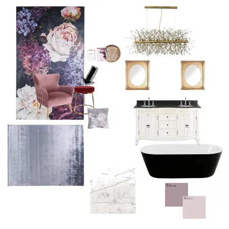 bathroom glam Interior Design Mood Board by smillareast on Style Sourcebook