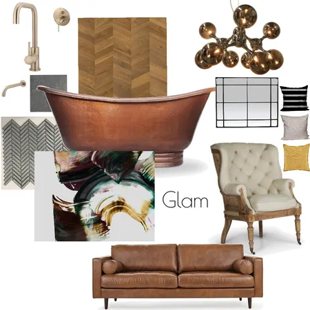 Bold Glam Interior Design Mood Board by VeronicaFowler on Style Sourcebook