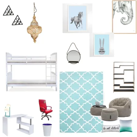 boys bedroom Interior Design Mood Board by DestinyDesigns on Style Sourcebook