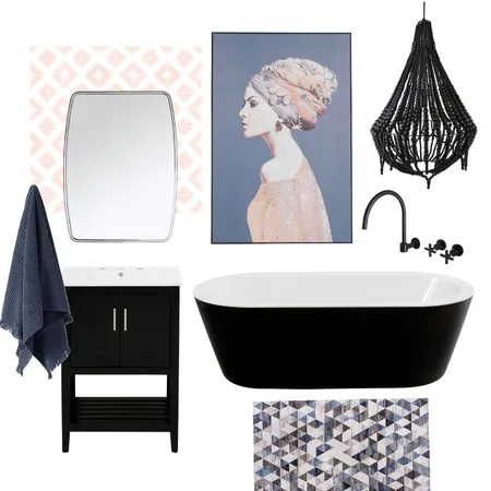 early settler bold and glam bathroom Interior Design Mood Board by tanyacollier on Style Sourcebook