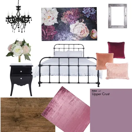 Floral Glam Interior Design Mood Board by Ewiegard on Style Sourcebook