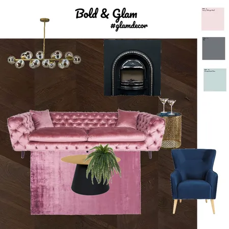 Bold &amp; Glam2 Interior Design Mood Board by sallyjones on Style Sourcebook