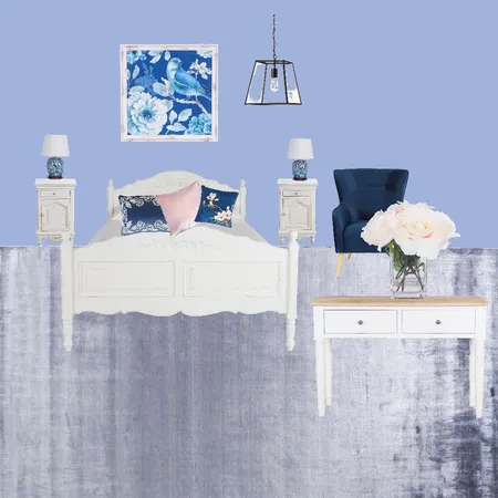 Bedroom Blues Interior Design Mood Board by heartless1 on Style Sourcebook
