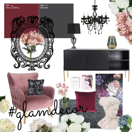 Bold &amp; Glam #glamdecor Interior Design Mood Board by bindeebel on Style Sourcebook