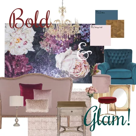 Early Settler moodboard "Bold &amp; Glam" Interior Design Mood Board by snorky on Style Sourcebook