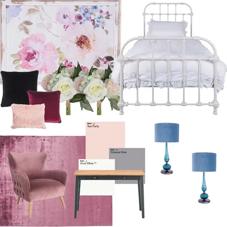 Sweet Bedroom Interior Design Mood Board by oliviamillane on Style Sourcebook