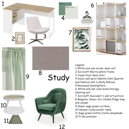 Study Interior Design Mood Board by Lee-Anne on Style Sourcebook