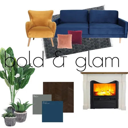 Bold &amp; Glam Interior Design Mood Board by Hannah00 on Style Sourcebook