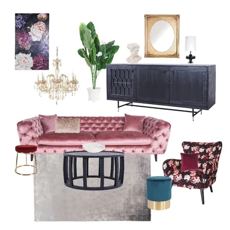 Bold Glamour Interior Design Mood Board by JessicaFloodDesign on Style Sourcebook