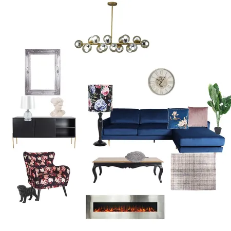 Bold and glam Interior Design Mood Board by katebarker on Style Sourcebook