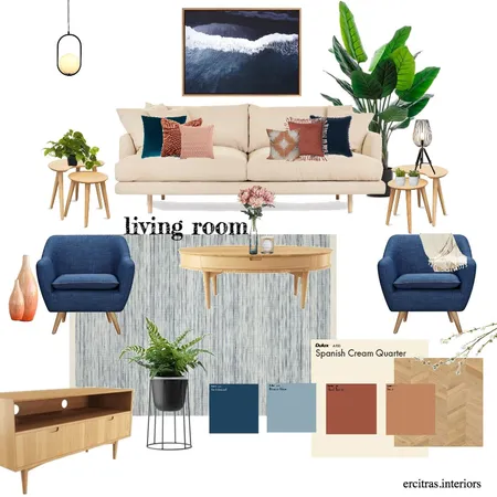 The Smith's Living Room Interior Design Mood Board by KUTATA Interior Styling on Style Sourcebook