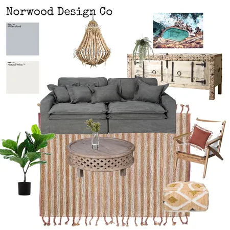 Byron Living Room Interior Design Mood Board by NorwoodDesignCo on Style Sourcebook