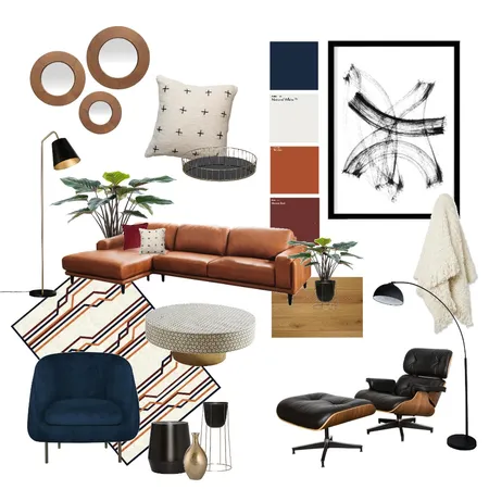 Mid Century / Contemporary Interior Design Mood Board by Amy Louise Interiors on Style Sourcebook