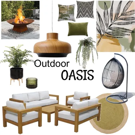 Outdoor Oasis Interior Design Mood Board by DKD on Style Sourcebook