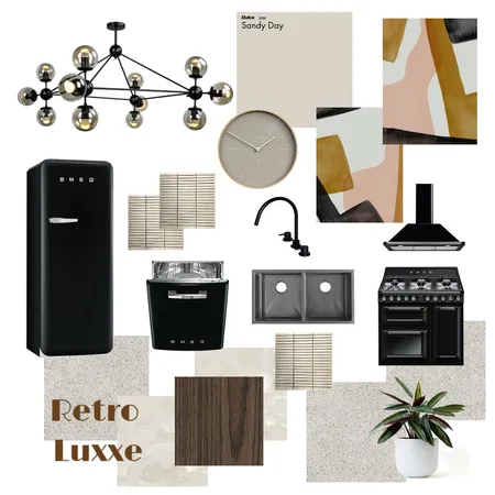retro luxxe Interior Design Mood Board by MKT on Style Sourcebook