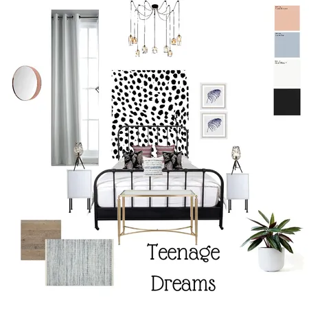 Teenage Dreams Interior Design Mood Board by GaudyS on Style Sourcebook