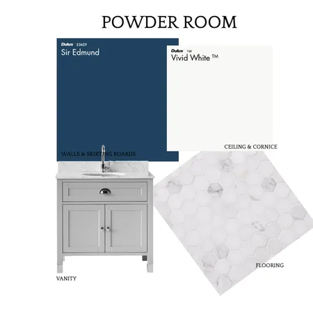 POWDER ROOM Interior Design Mood Board by nmateo on Style Sourcebook