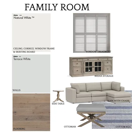 FAMILY ROOM Interior Design Mood Board by nmateo on Style Sourcebook