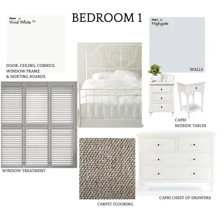 BEDROOM 1 Interior Design Mood Board by nmateo on Style Sourcebook