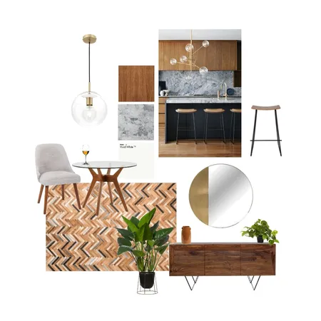 Design Project 1 Dining Interior Design Mood Board by Amy Louise Interiors on Style Sourcebook