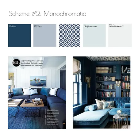 Monochromatic Interior Design Mood Board by dlwarren on Style Sourcebook