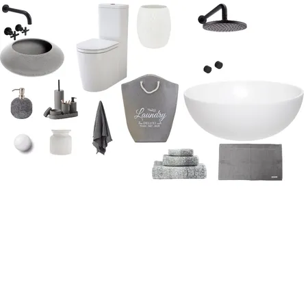 bathroom Interior Design Mood Board by Designs by Sophie on Style Sourcebook