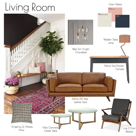 Foyer/Living Room Interior Design Mood Board by Kcampau on Style Sourcebook