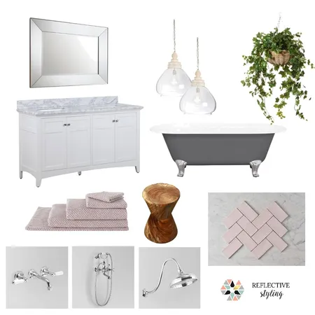 Traditional Bathroom Interior Design Mood Board by Reflective Styling on Style Sourcebook