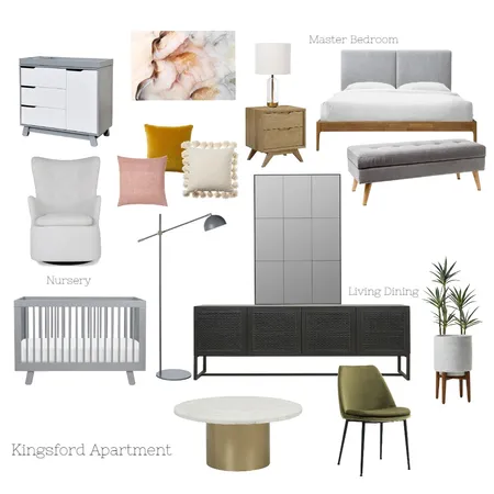 Kingsford  Apartment Interior Design Mood Board by Bates on Style Sourcebook