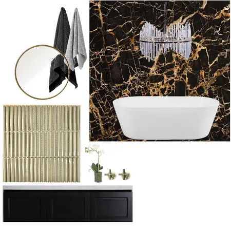 Glam bathroom Interior Design Mood Board by Hilltop.home on Style Sourcebook