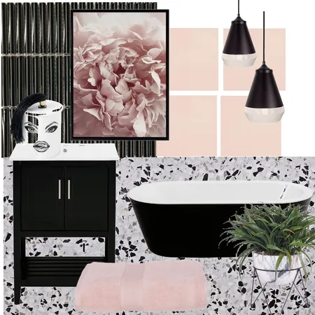 bold and glam bathroom Interior Design Mood Board by rachelforlonge on Style Sourcebook