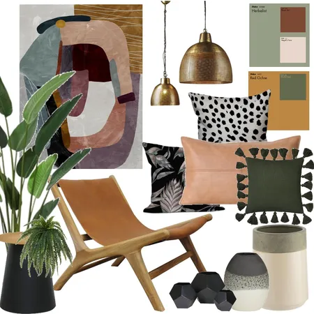 terracotta blush and sage Interior Design Mood Board by mortimerandwhite on Style Sourcebook