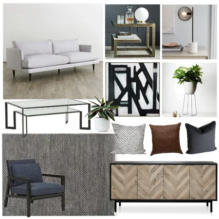 Yohan Living Room Interior Design Mood Board by TLC Interiors on Style Sourcebook