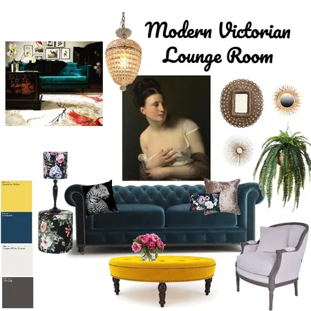 Modern Victorian Lounge Room Interior Design Mood Board by kime7345 on Style Sourcebook