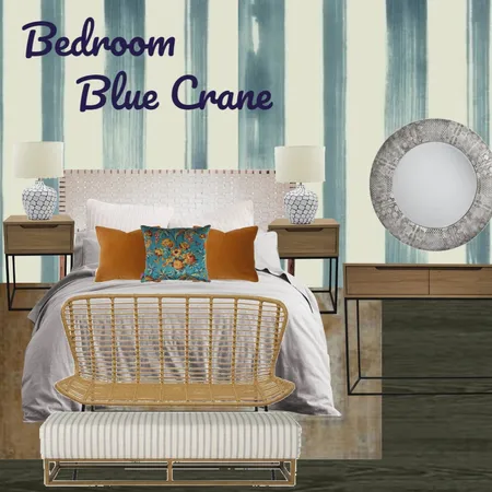 Bedroom Blue Crane Interior Design Mood Board by Mara on Style Sourcebook
