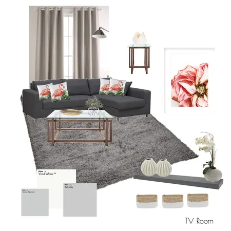 Mich Lowe - TV Room Interior Design Mood Board by LVN_Interiors on Style Sourcebook
