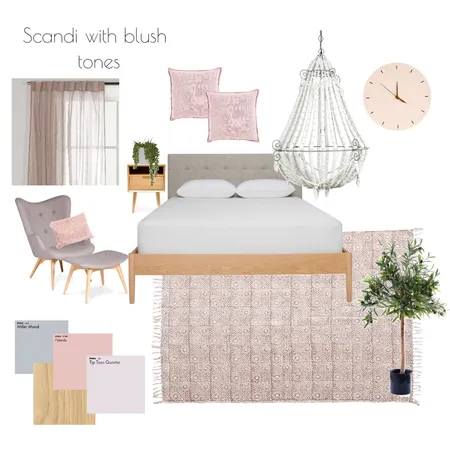 Scandi blush Interior Design Mood Board by Rebecca White Style on Style Sourcebook
