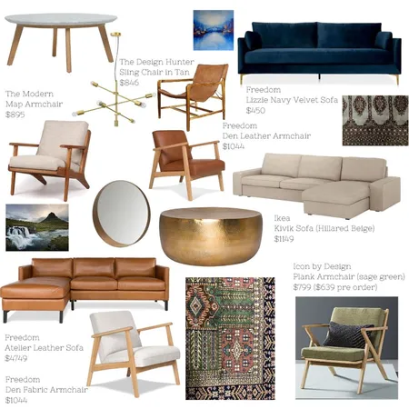 Emerald - Living Room 2 Interior Design Mood Board by Nic16 on Style Sourcebook