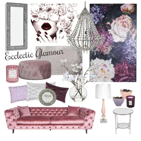 Ecclectic Glamour Interior Design Mood Board by AshleighDarling on Style Sourcebook