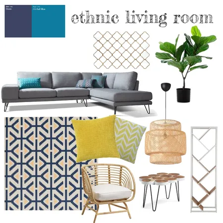 Ethnic/Coastal Living Interior Design Mood Board by richelieu on Style Sourcebook