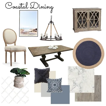 Coastal Dining Rendon 2 Interior Design Mood Board by kjensen on Style Sourcebook