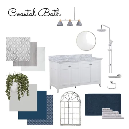 Coastal Bath Rendon Interior Design Mood Board by kjensen on Style Sourcebook