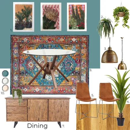 Assignment 9 - Dining Interior Design Mood Board by gemmac on Style Sourcebook